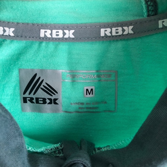 RBX Mint Green Workout Hooded Sweater Medium - Picture 4 of 8